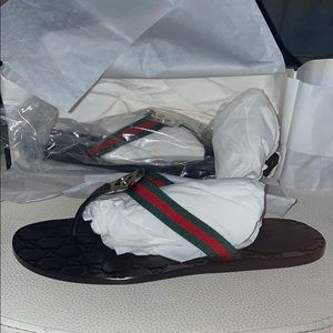 Brand new Gucci thong slides